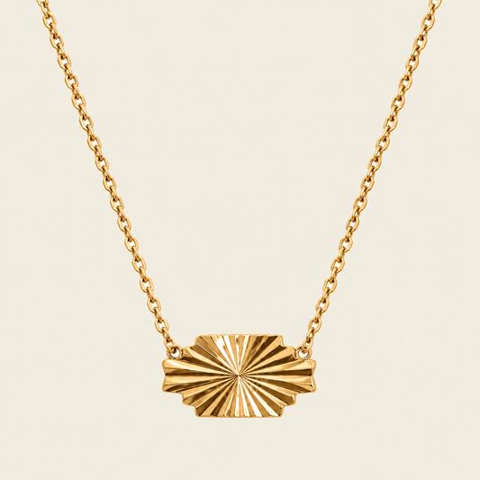 Sunlit Fold Necklace
