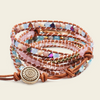 Colour Axis Bracelet with beadwork and cord detail