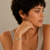 Colour Mosaic Bracelet worn on the wrist