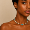 Marina Rhythm Necklace worn at the neckline