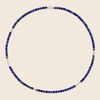 Orbit Strand Necklace with small round stone beads