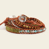 Shoremark Hold Bracelet with beadwork and cord detail