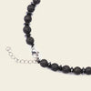 Skull Drift Necklace, showing the fastening detail