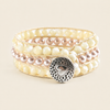 Soft Bond Bracelet with beadwork and cord detail