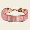 Softline Tile Bracelet with pale pink stone tiles