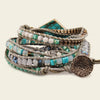 Still Current Bracelet with beadwork and cord detail