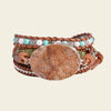 Shoremark Hold Bracelet with layered earthy bead strands